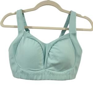 Lululemon Mint Blue Ta Ta Tamer Adjustable Strap Sports Bra Size 36 C